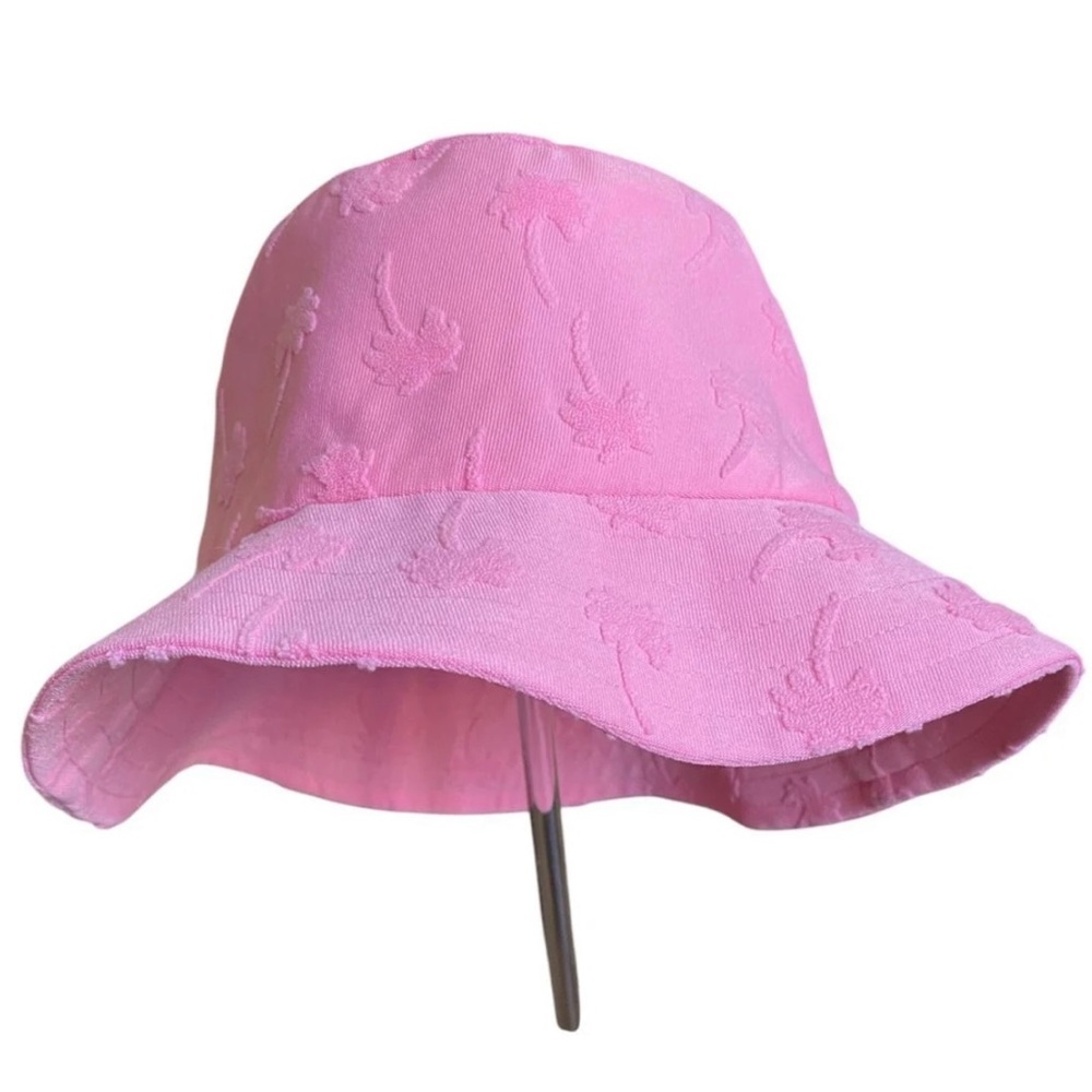 Pink Palm Bucket Hat